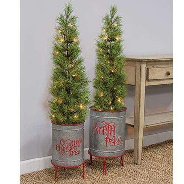 2/Set, North Pole Planters - The Fox Decor